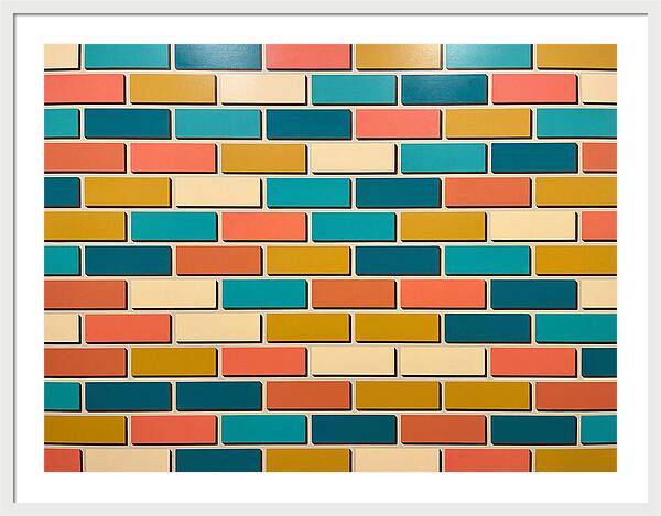 Colorful Brick Wall