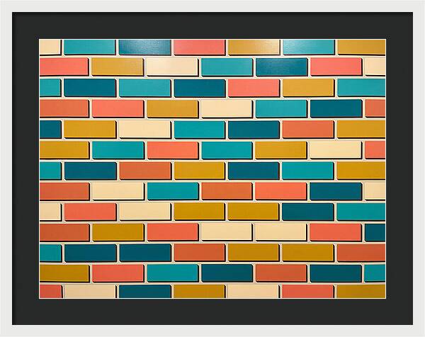 Colorful Brick Wall