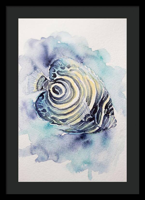 Colorful Butterflyfish Watercolor