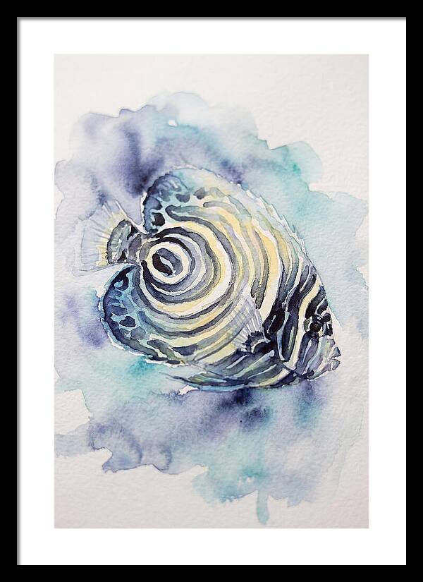 Colorful Butterflyfish Watercolor