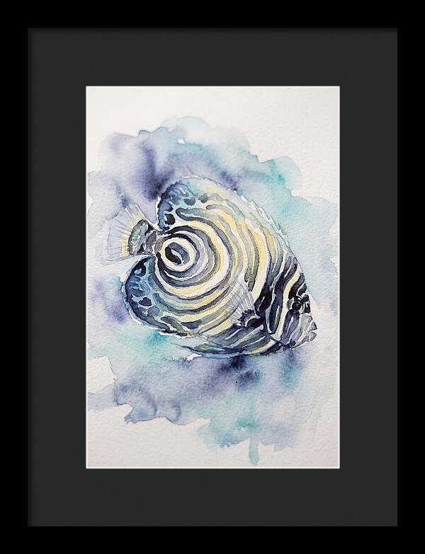 Colorful Butterflyfish Watercolor