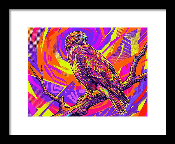 Colorful Buzzard Display
