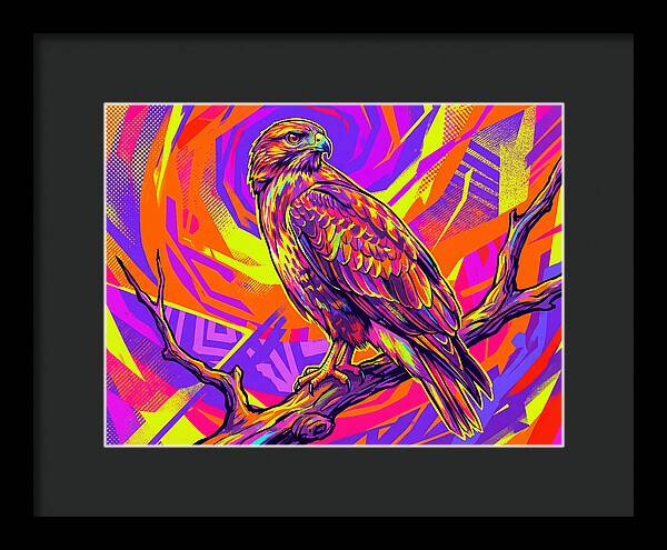 Colorful Buzzard Display
