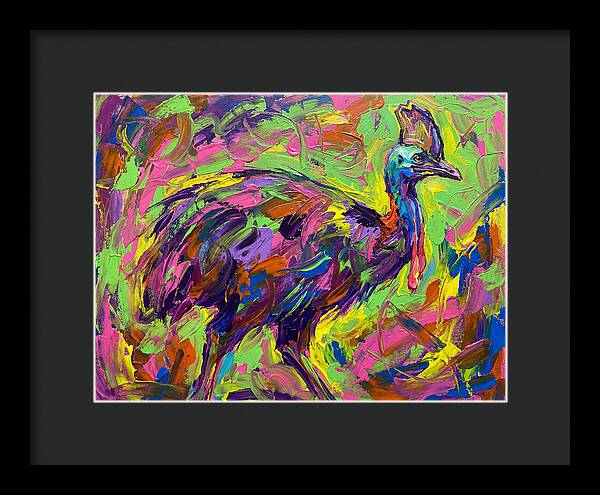Colorful Cassowary Encounter