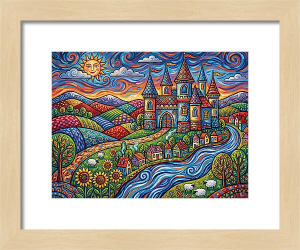 Colorful Castle Landscape