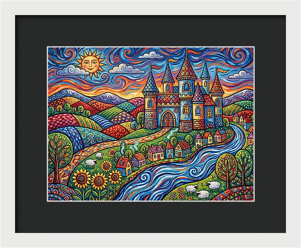 Colorful Castle Landscape