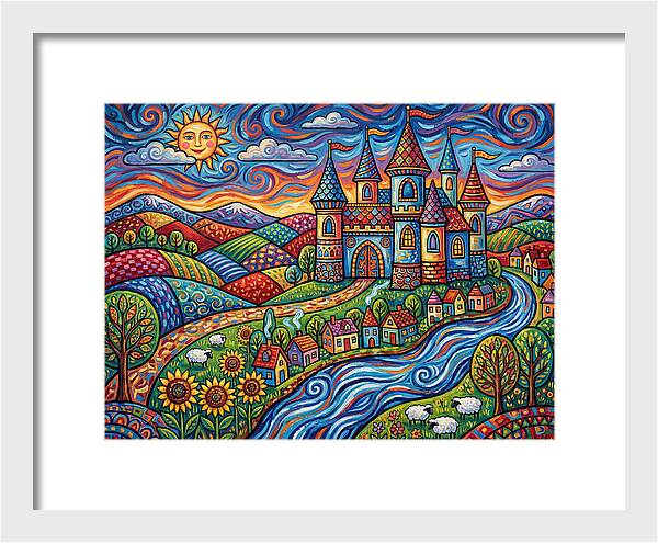 Colorful Castle Landscape