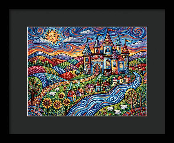 Colorful Castle Landscape