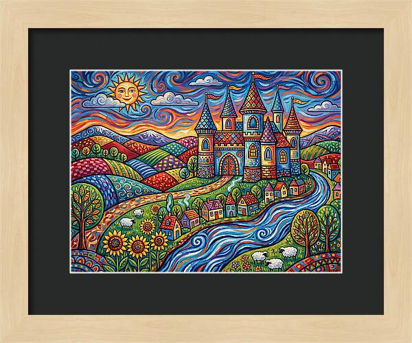 Colorful Castle Landscape