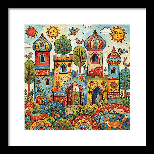 Colorful Castle Ruins