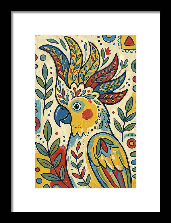 Colorful Cockatoo Portrait