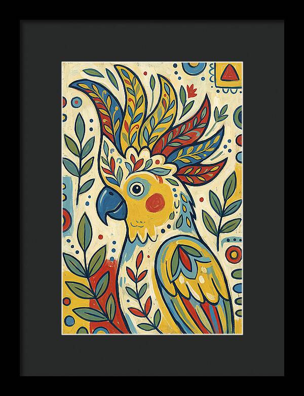 Colorful Cockatoo Portrait
