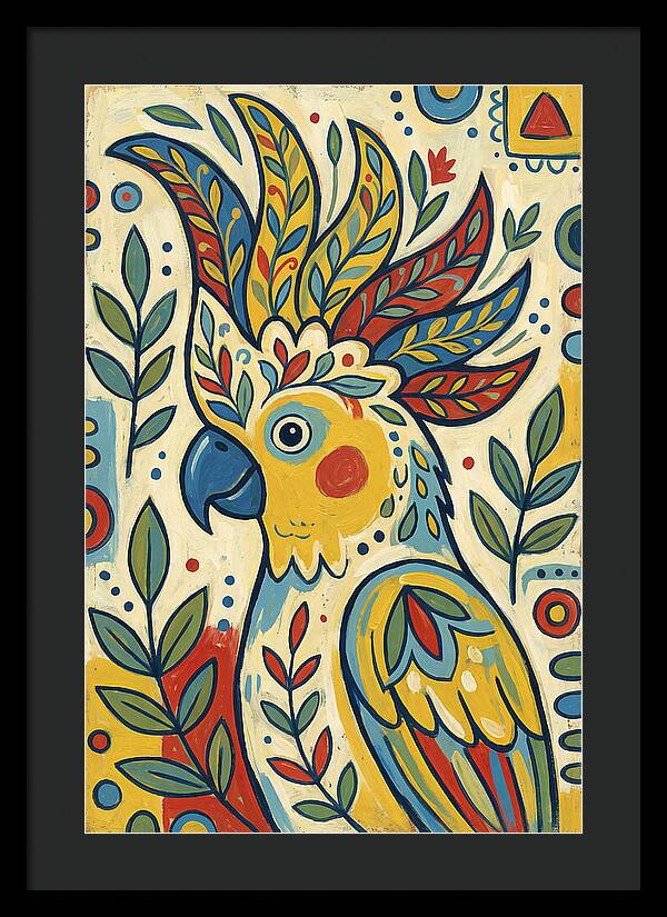 Colorful Cockatoo Portrait