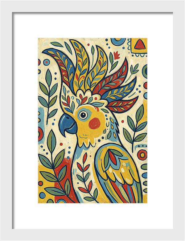 Colorful Cockatoo Portrait