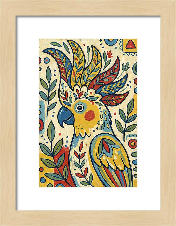 Colorful Cockatoo Portrait