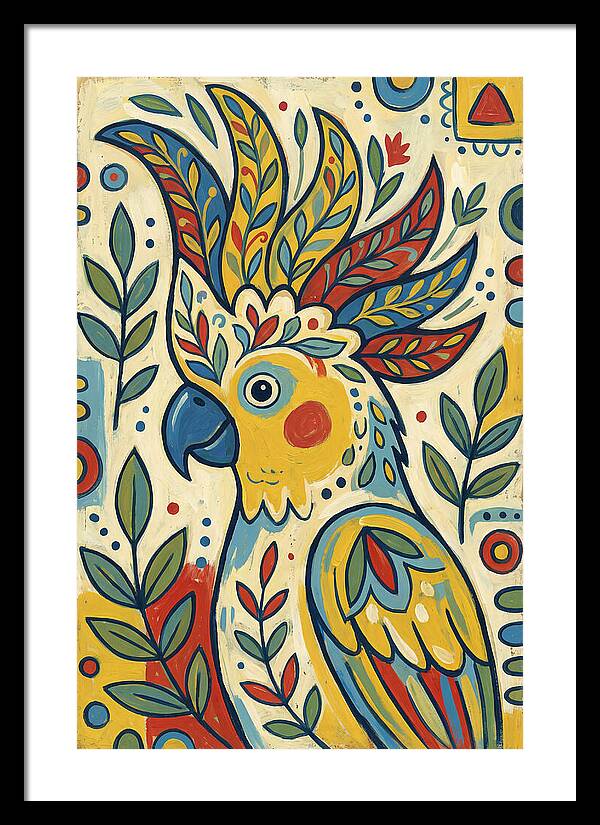 Colorful Cockatoo Portrait
