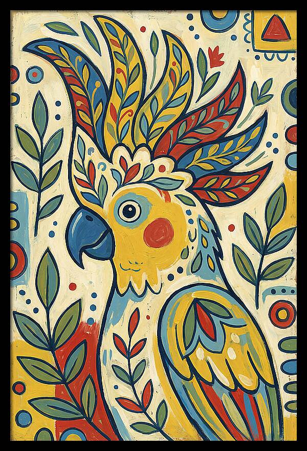 Colorful Cockatoo Portrait