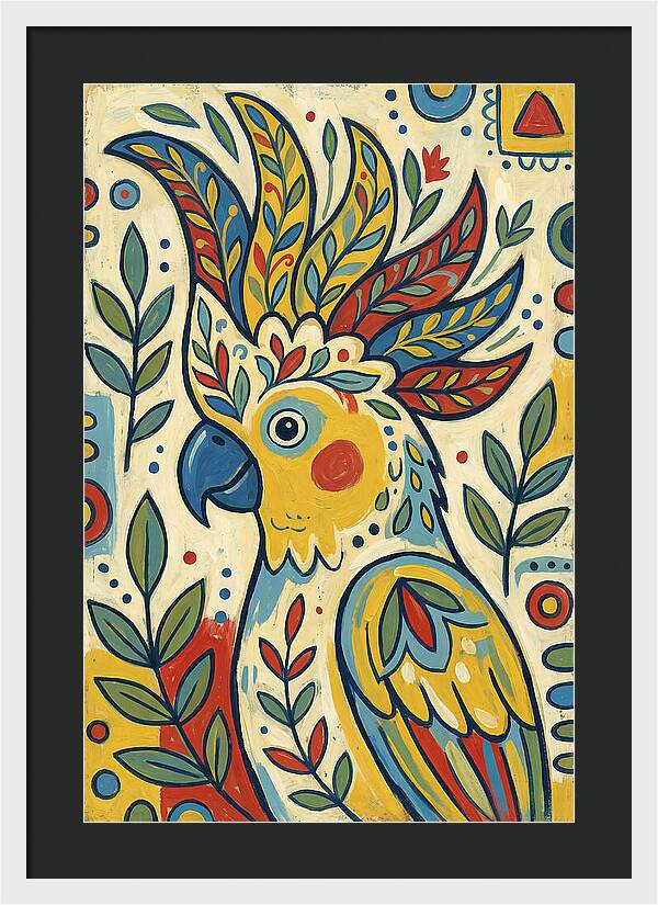 Colorful Cockatoo Portrait