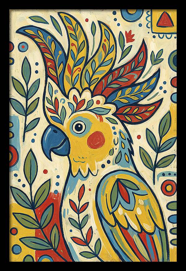 Colorful Cockatoo Portrait