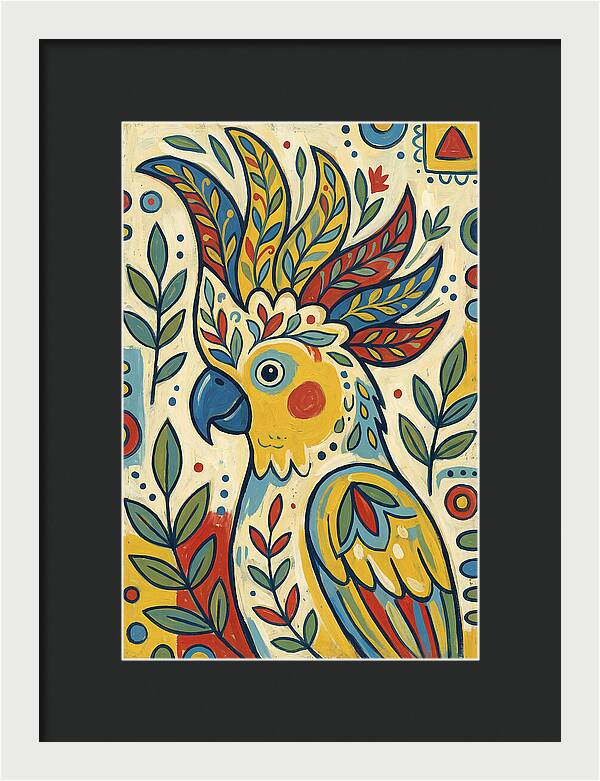 Colorful Cockatoo Portrait