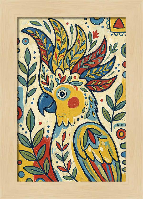 Colorful Cockatoo Portrait