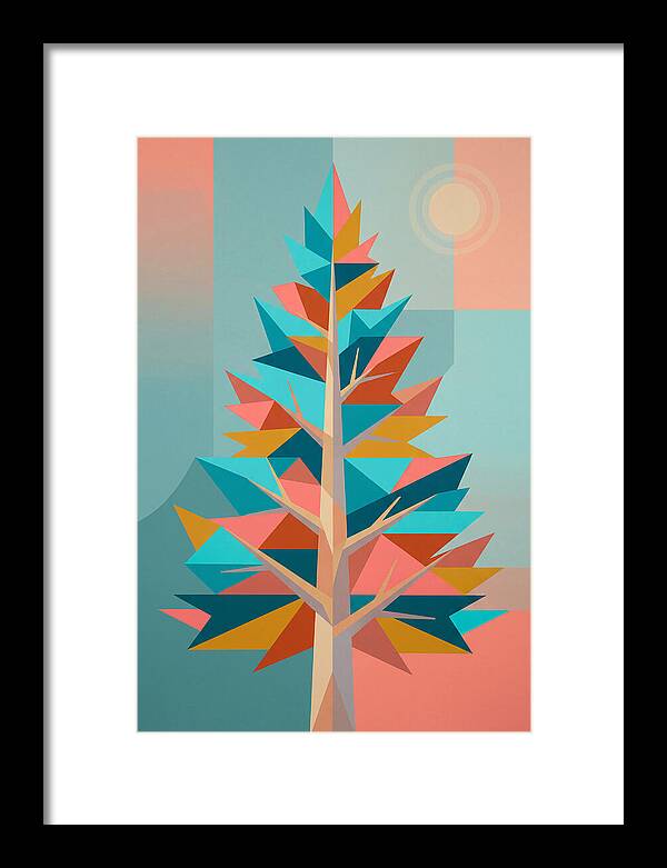 Colorful Conifer Tree