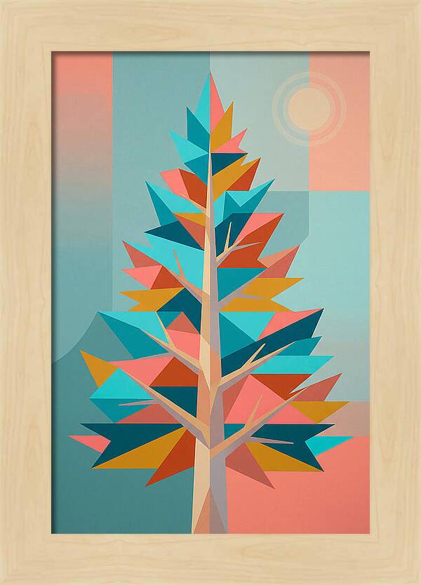 Colorful Conifer Tree