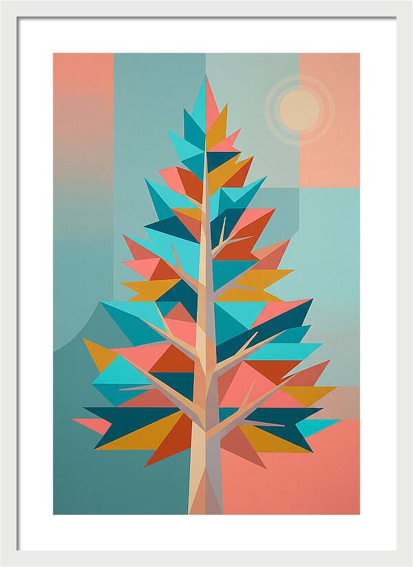 Colorful Conifer Tree