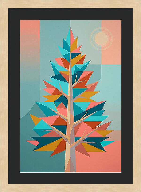 Colorful Conifer Tree