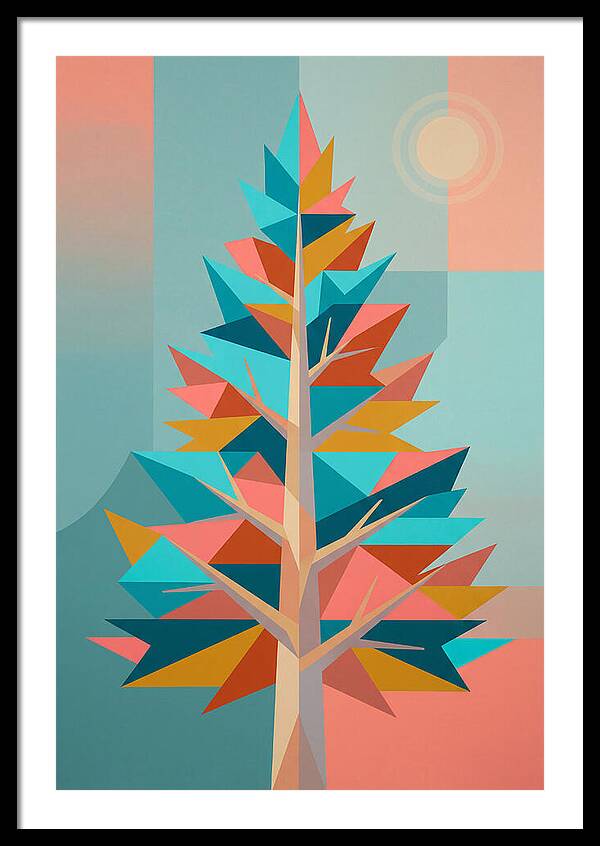 Colorful Conifer Tree