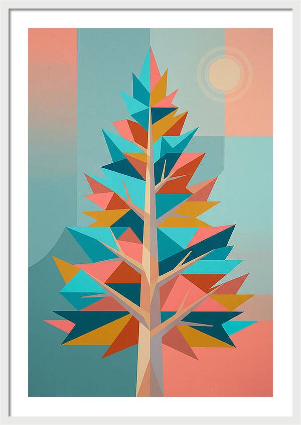 Colorful Conifer Tree