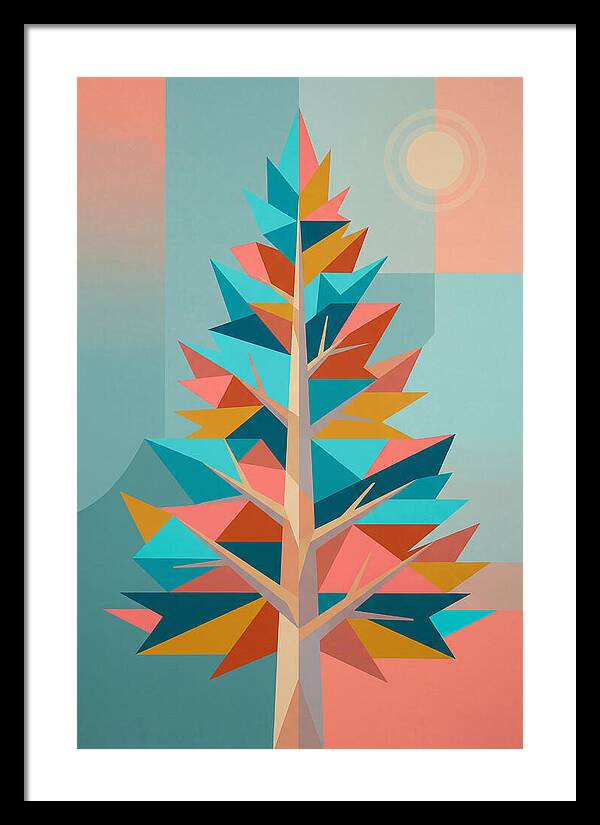 Colorful Conifer Tree