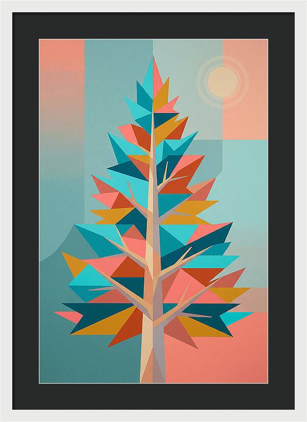 Colorful Conifer Tree