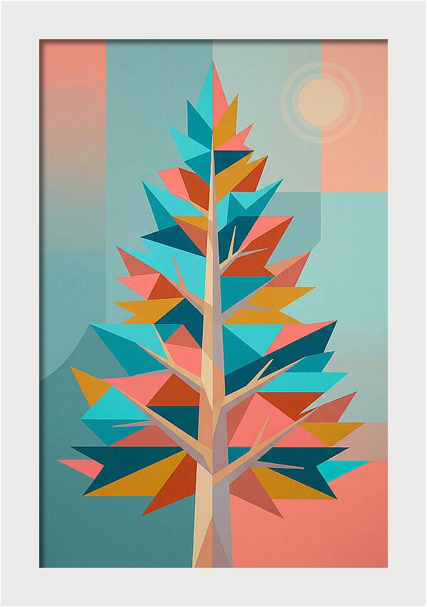Colorful Conifer Tree