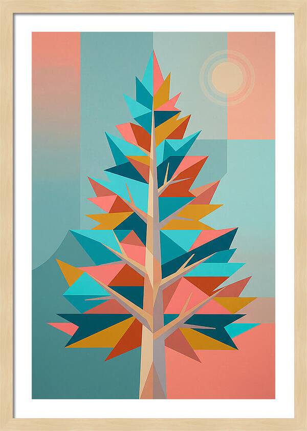 Colorful Conifer Tree