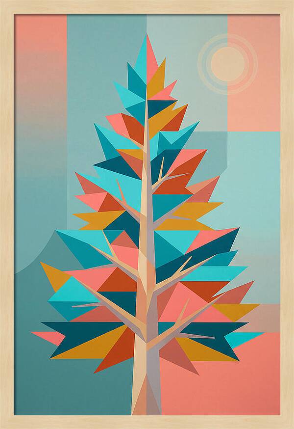 Colorful Conifer Tree