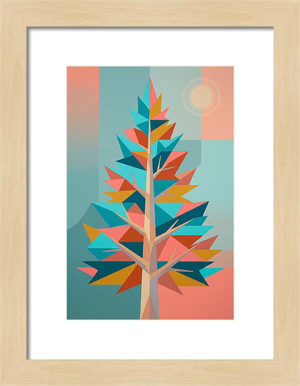 Colorful Conifer Tree