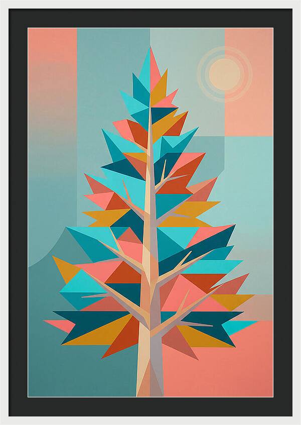 Colorful Conifer Tree