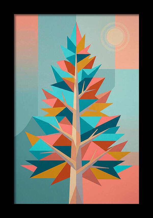Colorful Conifer Tree