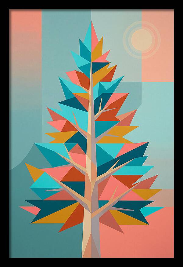 Colorful Conifer Tree