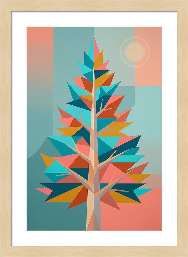Colorful Conifer Tree