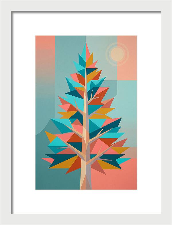 Colorful Conifer Tree