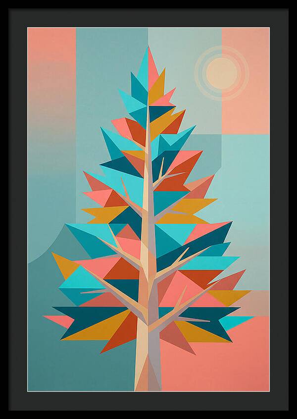 Colorful Conifer Tree
