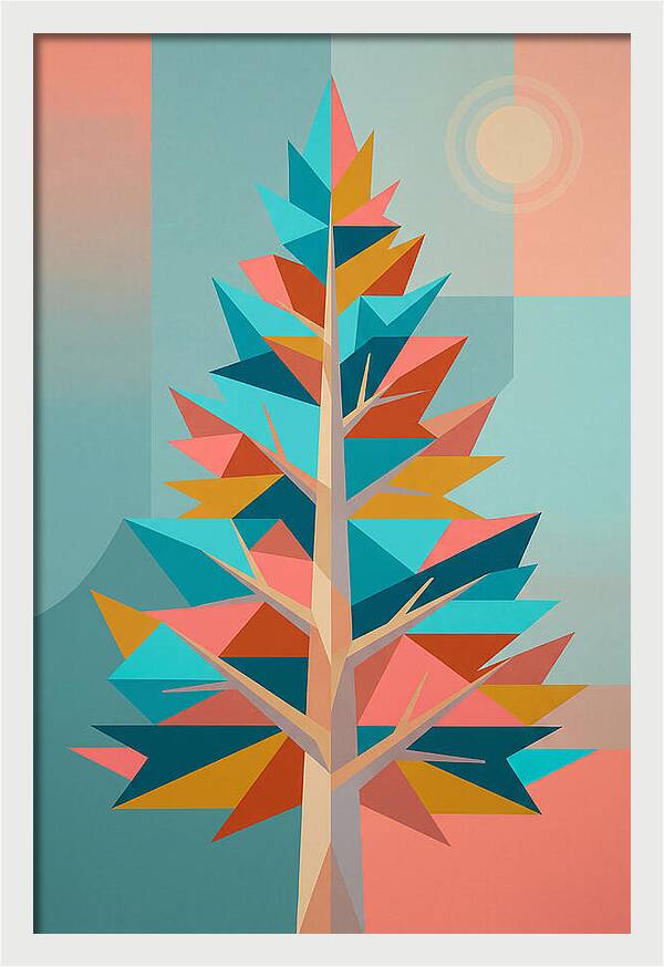 Colorful Conifer Tree