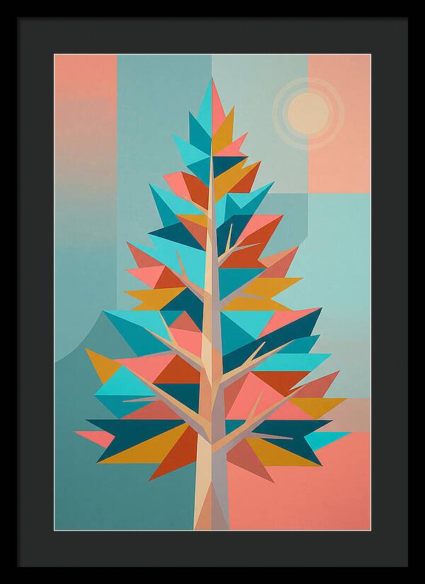 Colorful Conifer Tree