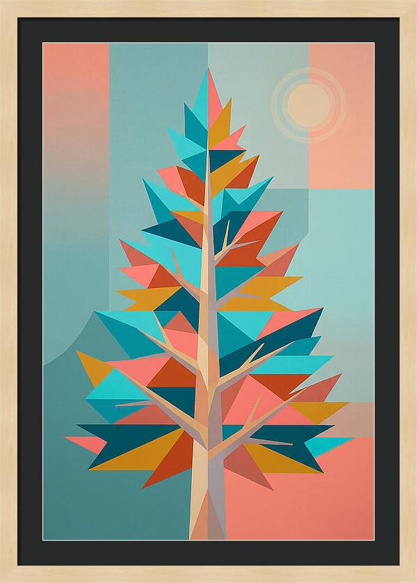 Colorful Conifer Tree