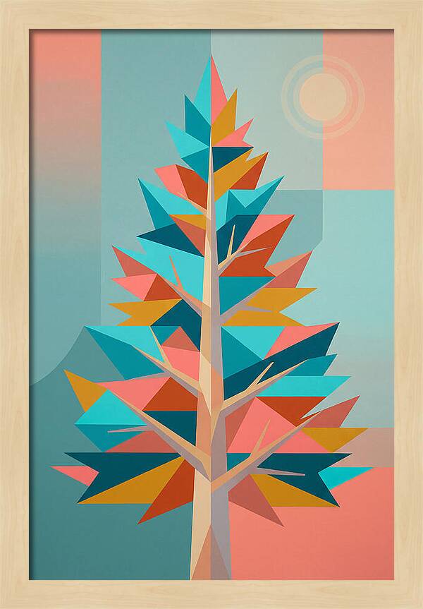 Colorful Conifer Tree