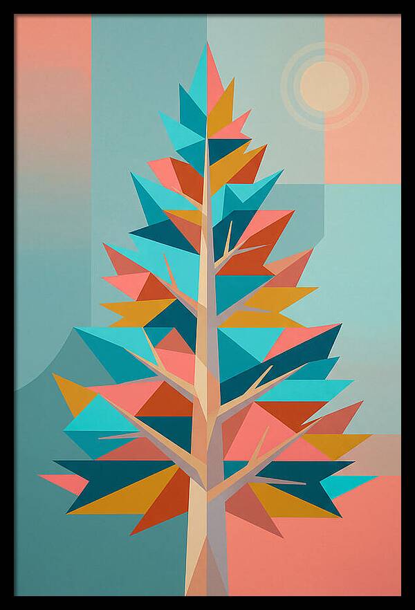 Colorful Conifer Tree