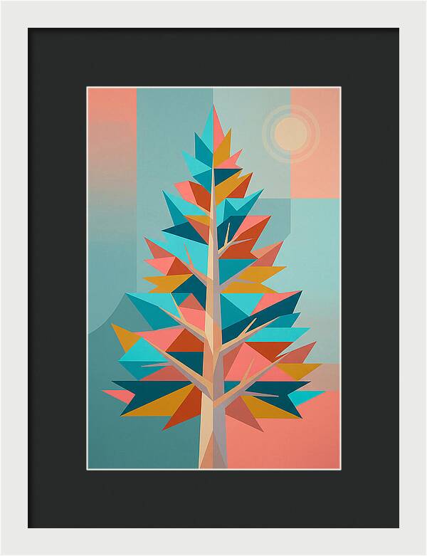Colorful Conifer Tree