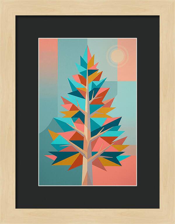 Colorful Conifer Tree